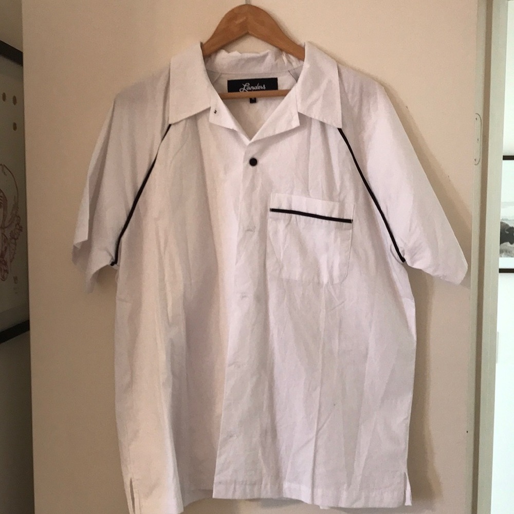 Clean cut Vintage style button down collared shirt from Landers